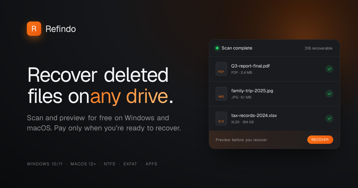 Refindo screenshot